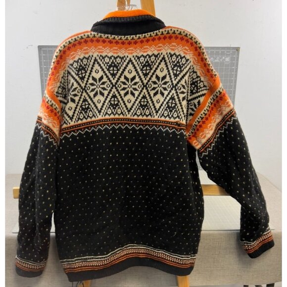 Disegna d'Italia Alpine Expedition Men's L Nordic Full-Zip Sweater Wool Blend - Picture 2 of 15